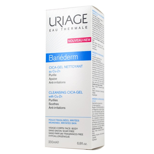 Uriage Bariederm Cica Gel nettoyant 200ml