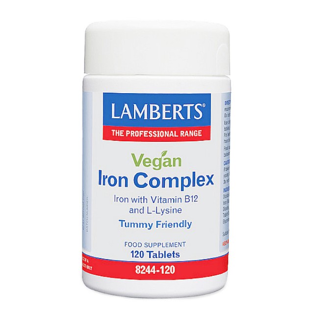 Lamberts Vegan Iron Complex 120 tablets