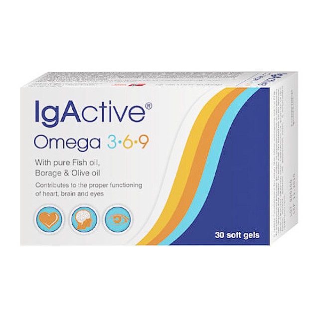 IgActive Omega 3-6-9 30 μαλακές κάψουλες