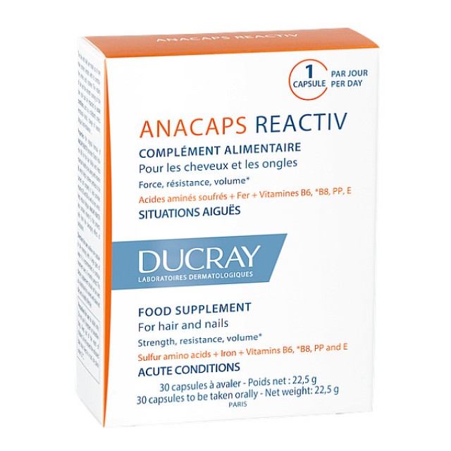 Ducray Anacaps Reactiv 30 κάψουλες