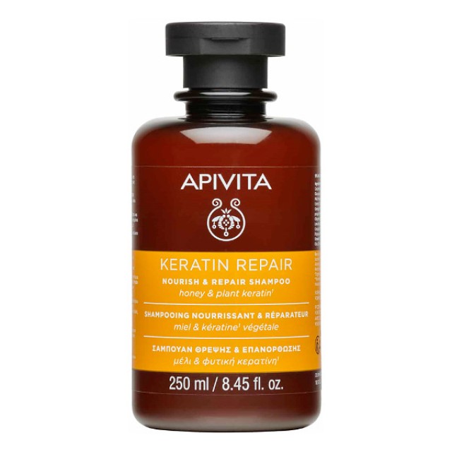 Apivita Keratin Repair Nourish and Repair Shampoo 250ml
