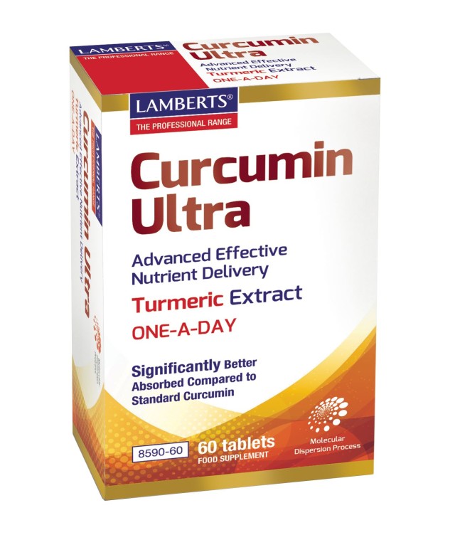 Lamberts Curcumin Ultra Συμπλήρωμα Διατροφής Για Την Πέψη 60 ταμ