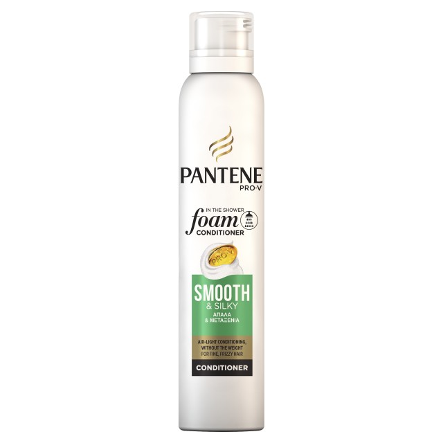 Pantene Pro-V Foam Conditioner Smooth & Sleek  Απαλά και Μεταξένια 180ml
