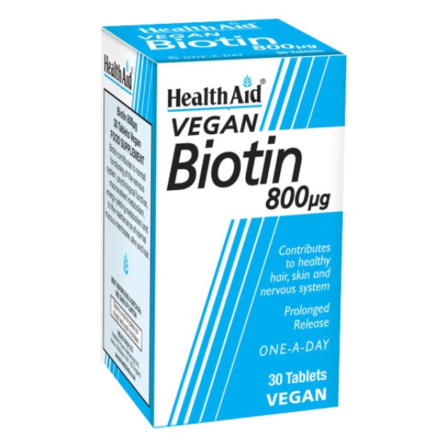 Health Aid Biotin 800μg 30 ταμπλέτες