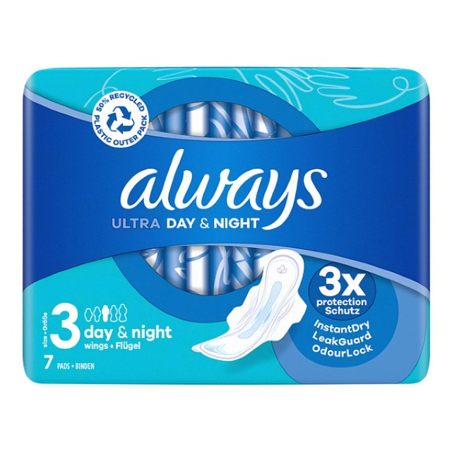 Always Ultra Day and Night Size 3 7 τεμάχια
