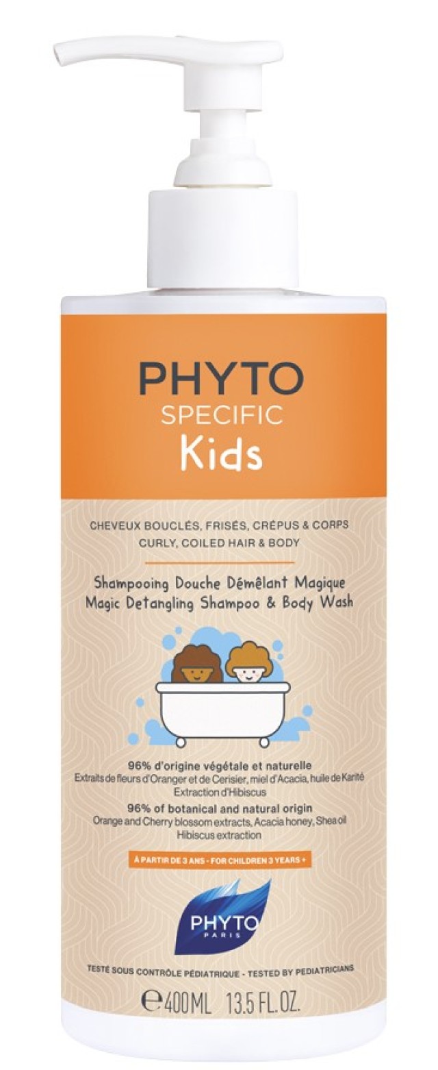 Phyto Phytospecific Kids - Magic Detangling Shampoo & Body Wash 400ml
