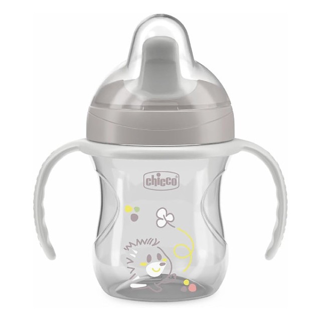 Chicco Training Cup 6m+ Grey Hedgehog 200ml