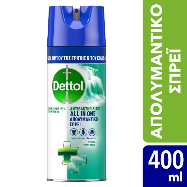 Dettol Απολυμαντικό Spray Spring Waterfall 400ml