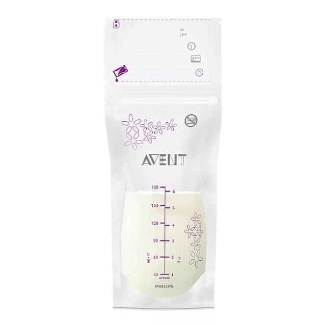 Philips Avent Breast Milk Storage Bags 180ml 25 pieces