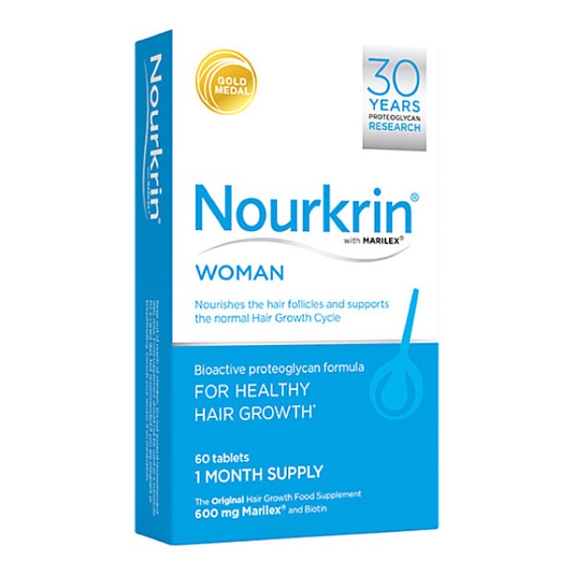 Nourkrin Woman for Hair Growth 60 ταμπλέτες