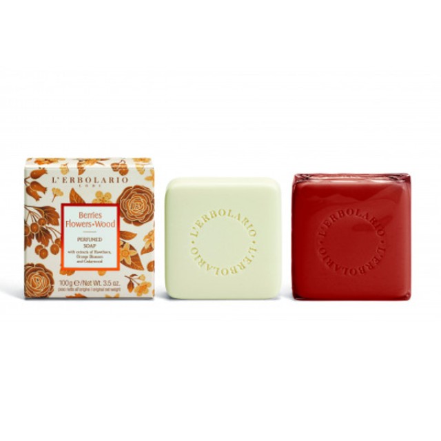 L'Erbolario Bacche Fiori Legni Aromatic Soap 100g