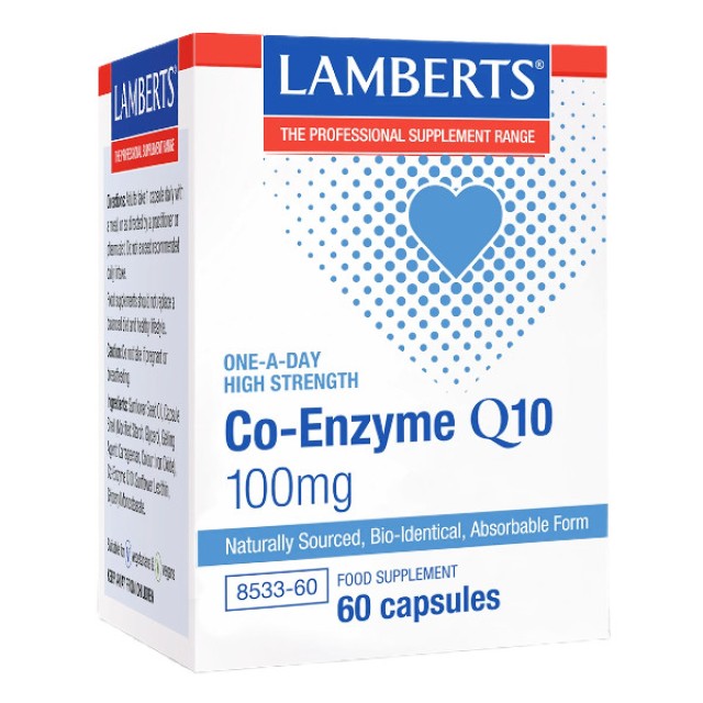 Lamberts Co-Enzyme Q10 100mg 60 κάψουλες
