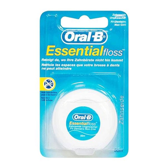 Oral-B Essential Floss Ακήρωτο Οδοντικό Νήμα 50m