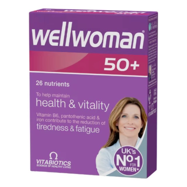 Vitabiotics Wellwoman 50+ 30 ταμπλέτες