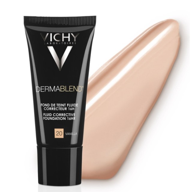 Vichy Dermablend Fluid Corrective Foundation 16HR - 20 Vanilla 30ml