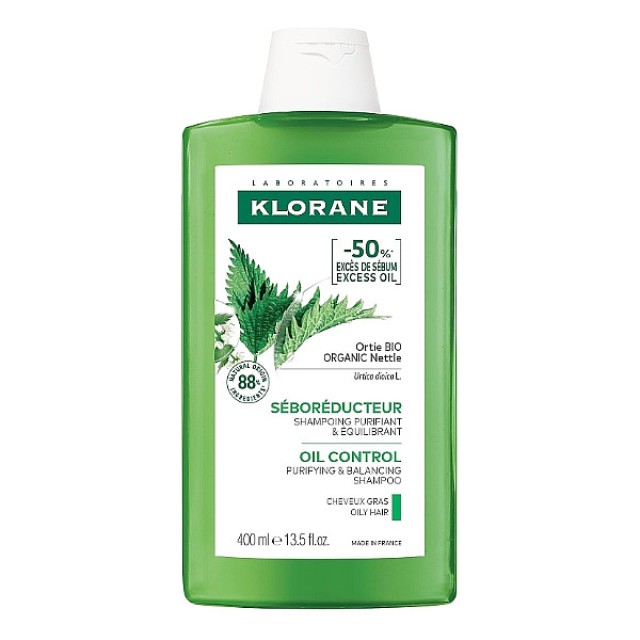 Klorane Ortie Oil Control Shampoo 400ml