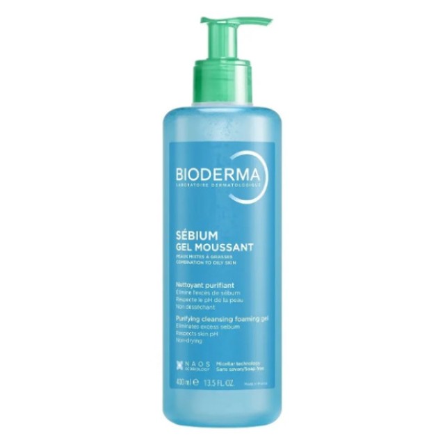 Bioderma Sebium Purifying Cleansing Foaming Gel 400ml