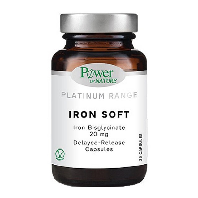 Power Health Platinum Range Iron Soft 30 κάψουλες