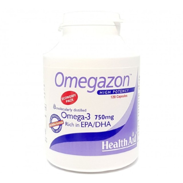 Health Aid Omegazon 750mg 120 capsules