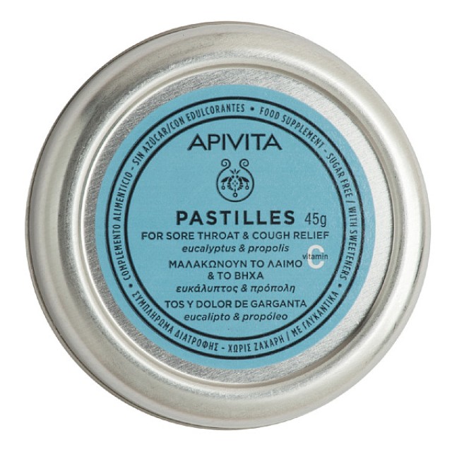 Apivita Pastilles Eucalyptus and Propolis 45g