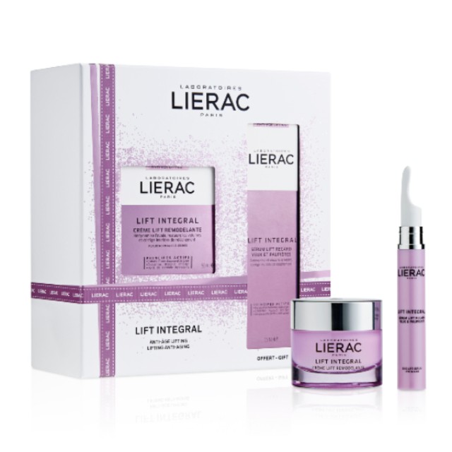 Lierac Xmas Set Lift Integral Creme 50ml Για Κανονικές - Ξηρές επιδερμίδες & Lift Integral Ορός Ματιών 15ml