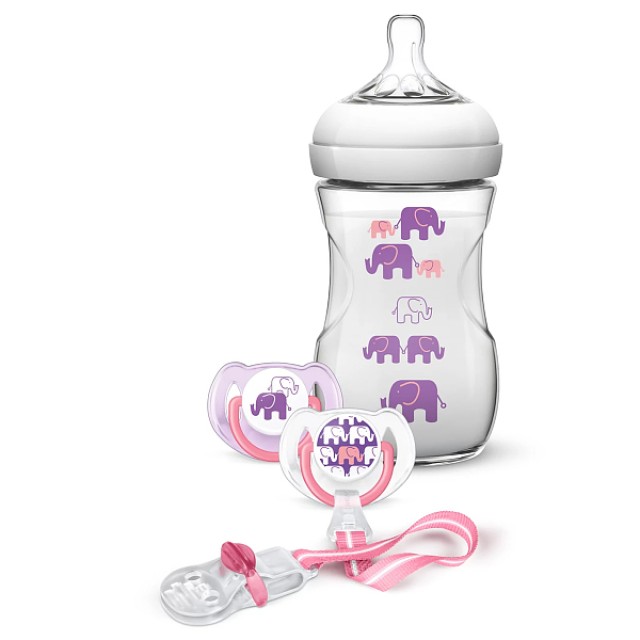 Philips Avent Gift Set Purple Elephants