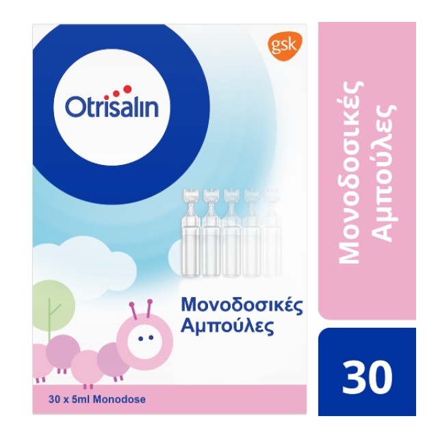 Otrisalin Normal Solution for Cleaning and Moisturizing the Nose in Ampoules 30x5ml