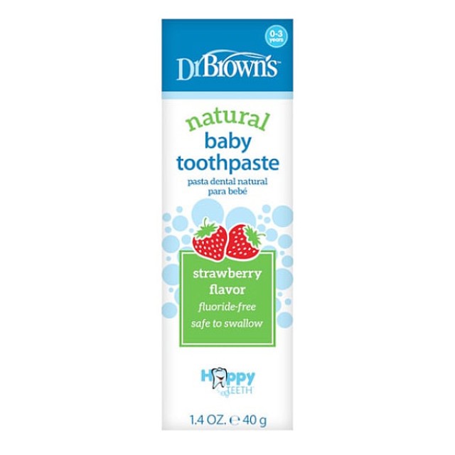 Dr. Brown's Toothpaste with Strawberry flavor 40g
