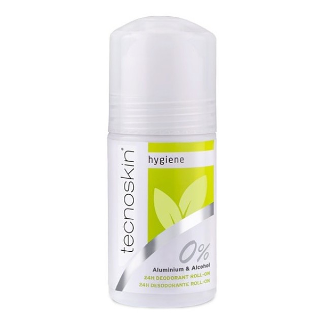 Tecnoskin 24h 0% Aluminium and Alcohol Deodorant Roll-On 50ml
