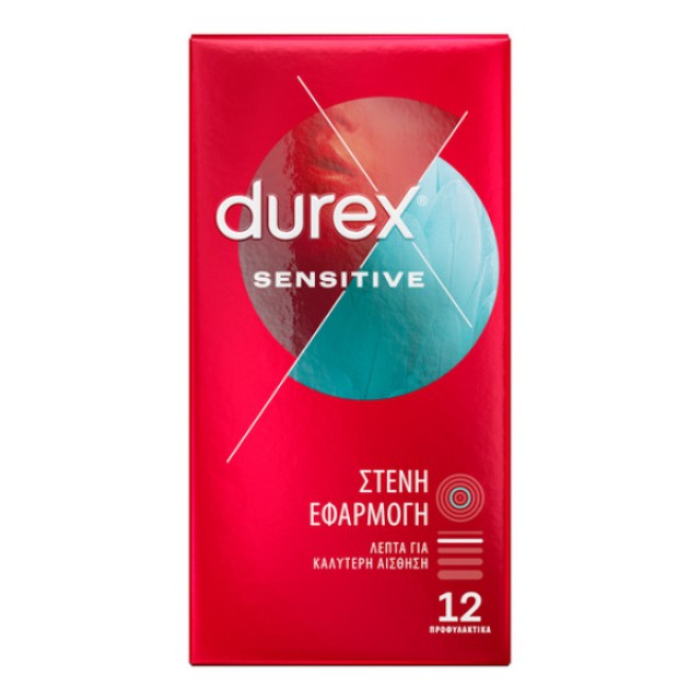 Durex Sensitive Tight Fit 12 τεμάχια