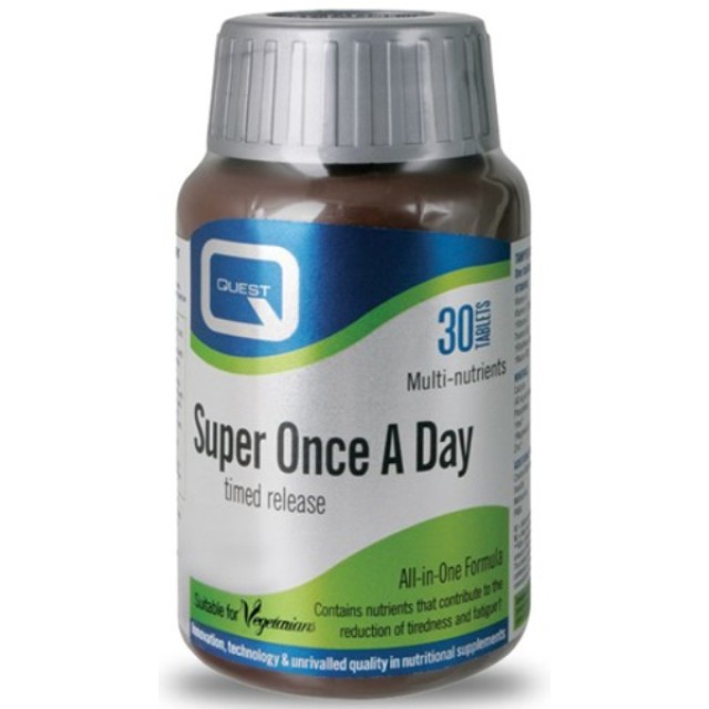 Quest Super Once A Day Timed Release 30 ταμπλέτες