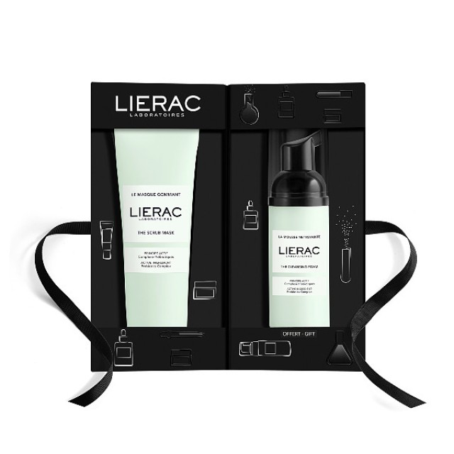 Lierac The Scrub Mask 75ml & The Cleansing Foam 50ml