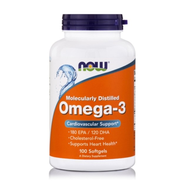 Now Foods Omega-3 1000mg 100 μαλακές κάψουλες