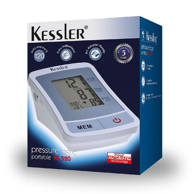 Kessler Pressure Logic Portable KS520 Ψηφιακό Πιεσόμετρο Μπράτσου