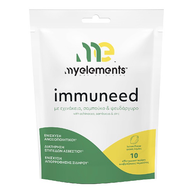 My Elements Immuneed Lemon flavor 10 effervescent tablets