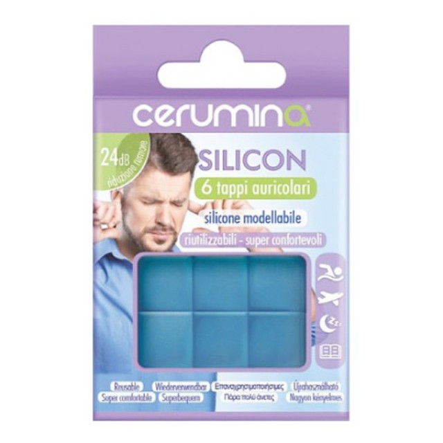 Master Aid Cerumina Silicon Earplugs 6 pieces