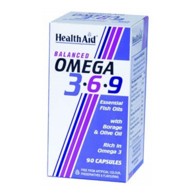 Health Aid Omega 3-6-9 (1155mg) 90 capsules