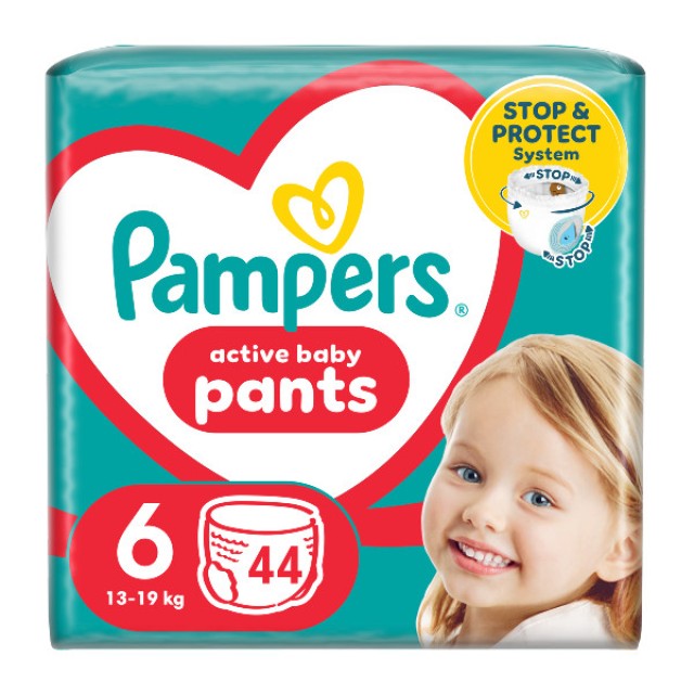 Pampers Pants No. 6 (13-19 kg) 44 τεμάχια