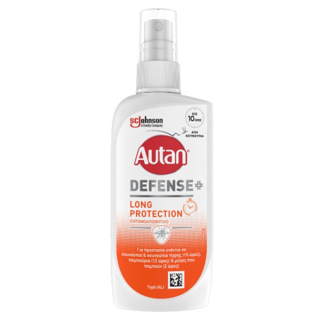 Autan Defense Long Protection Αντικουνουπικό Spray 100ml