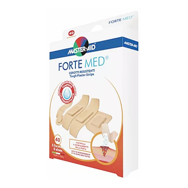 Master Aid Forte Med 5 Sizes 40 pieces