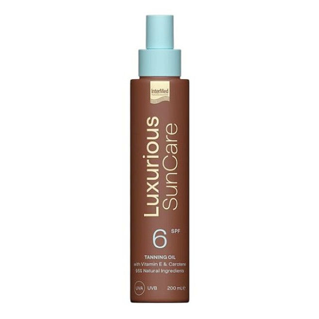 Intermed Luxurious Sun Care Tanning Oil SPF6 200ml