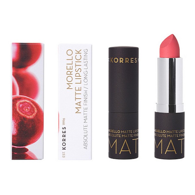 Korres Morello Matte Lipstick 49 Watermelon Sorbet 3.5g