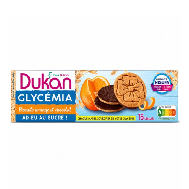 Dukan Glycemia Oat Cookies with Orange and Chocolate 160g