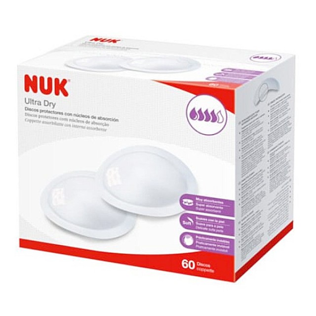 Nuk Breast Pads Ultra Dry 60 pieces