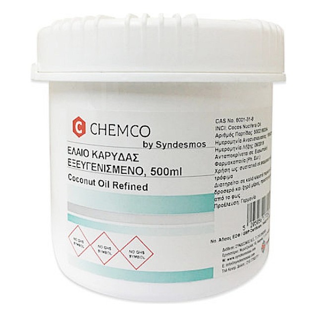 Chemco Έλαιο Καρύδας Εξευγενισμένο 500ml