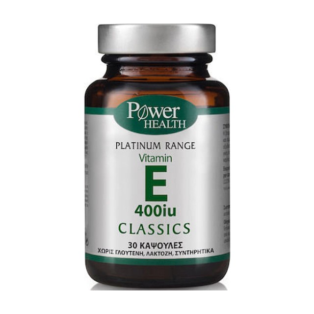 Power Health Platinum Range Vitamin E 400iu 30 κάψουλες
