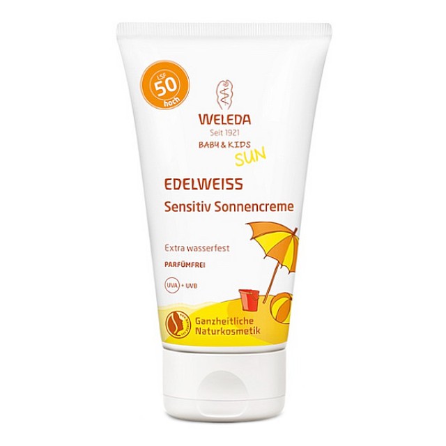 Weleda Edelweis Face and Body Sunscreen Lotion for Sensitive Skin SPF50 50ml