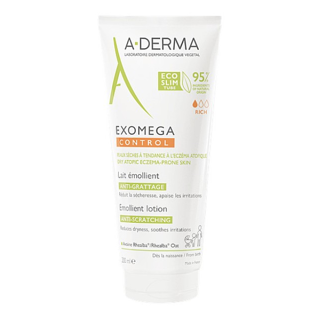 A-Derma Exomega Control Emollient Lotion 200ml