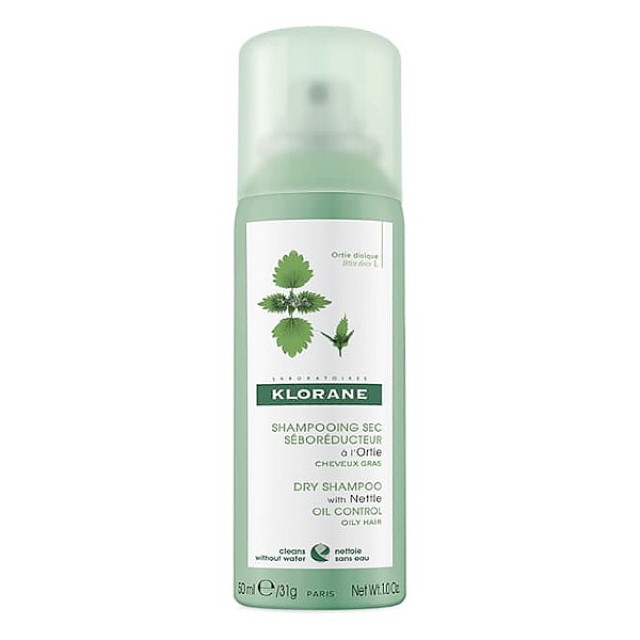 Klorane Ortie Dry Shampoo για Λιπαρά Μαλλιά με Τσουκνίδα 50ml