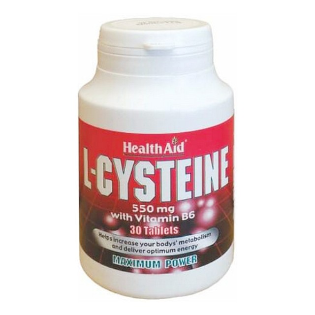 Health Aid L-Cysteine 550mg 30 ταμπλέτες